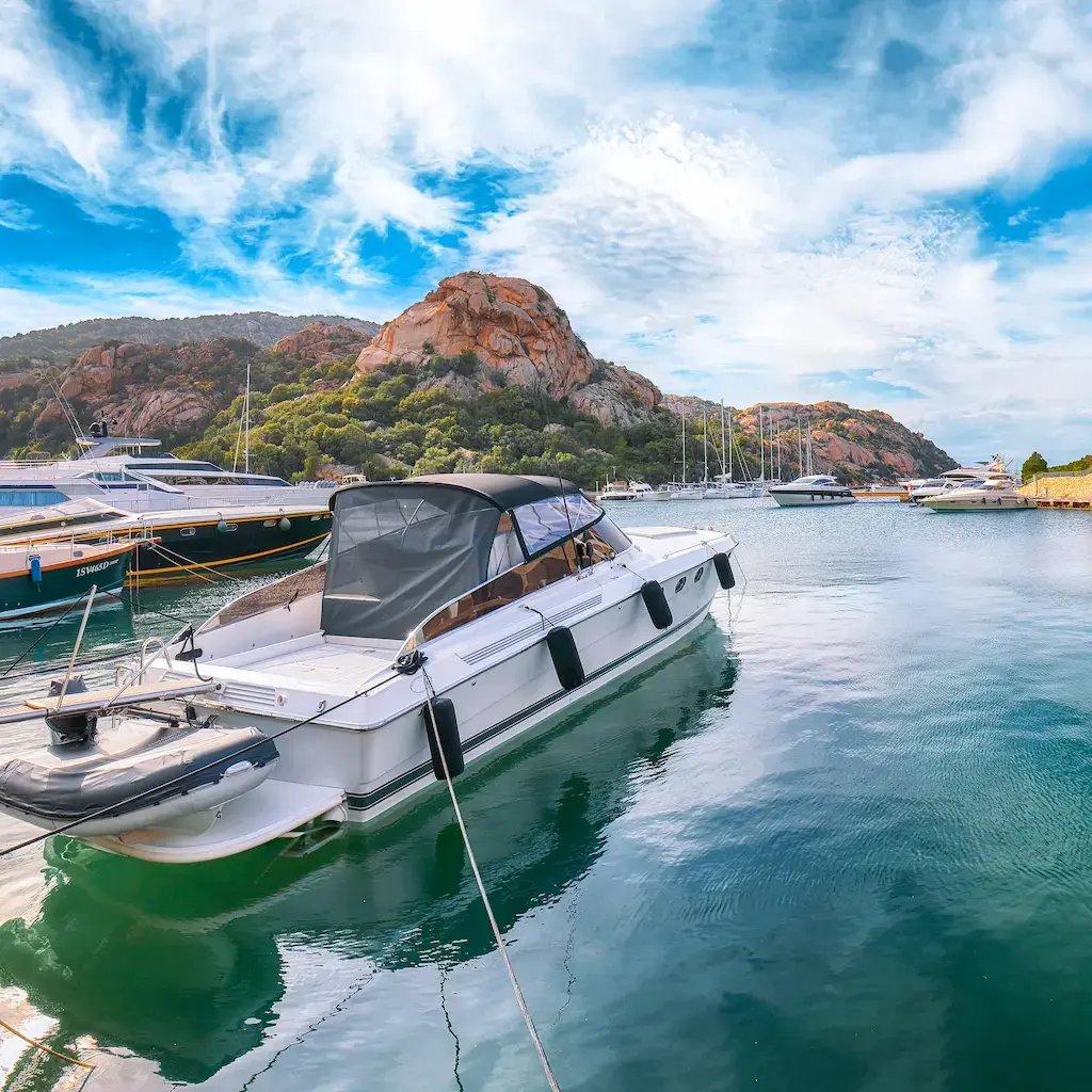Boat on a lake